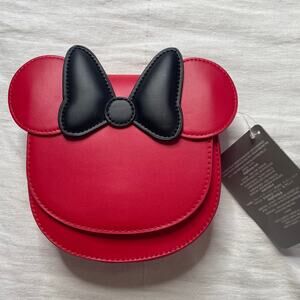 NWT Disney Parks Minnie Mouse Icon Crossbody Bag